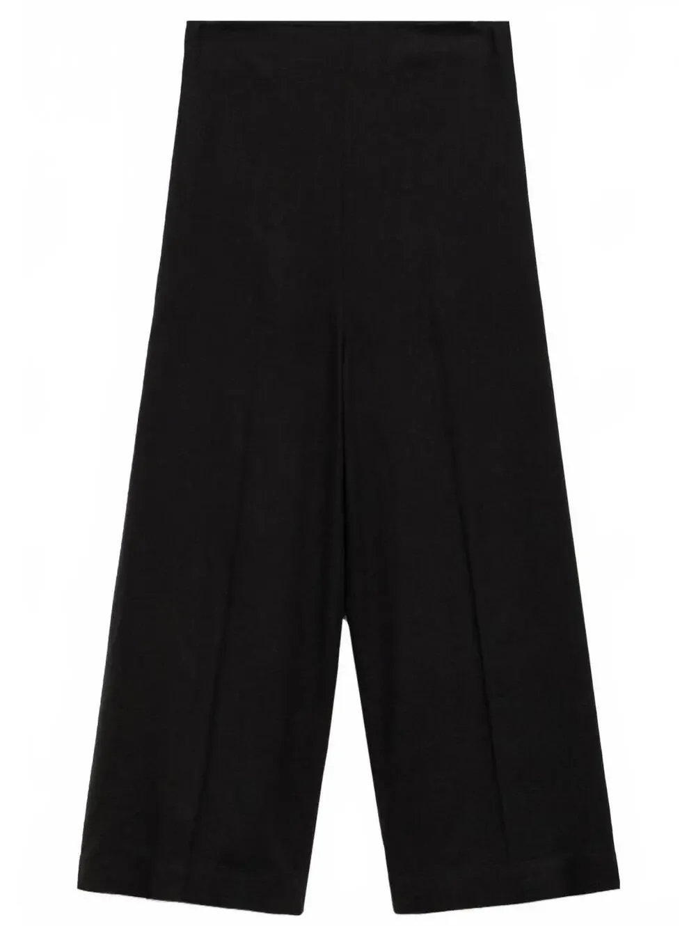 Mango Linen Blend Cropped Wide Leg Linen Pants NWT Black Size XS